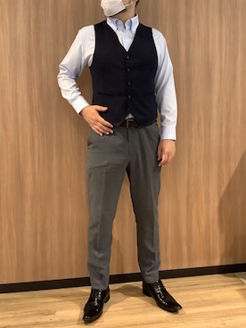 BRICK HOUSE シャツ工房 浜松メイワン店さん（メンズ・182cm）の夏コーディネート