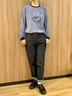 BRICK HOUSE シャツ工房 浜松メイワン店さん（レディース・162cm）の秋コーディネート