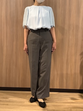 「東京シャツ」｜BRICK HOUSE シャツ工房 浜松メイワン店さん（レディース・155cm）の春コーディネート