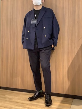 「アイテム（その他小物）」を使った、BRICK HOUSE シャツ工房 浜松メイワン店さん（メンズ・182cm）の秋コーディネート