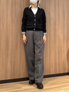 BRICK HOUSE シャツ工房 浜松メイワン店さん（レディース・162cm）の冬コーディネート