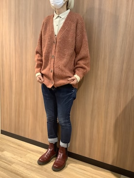 BRICK HOUSE シャツ工房 浜松メイワン店さん（レディース・162cm）の冬コーディネート