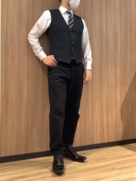 BRICK HOUSE シャツ工房 浜松メイワン店さん（メンズ・182cm）の秋コーディネート