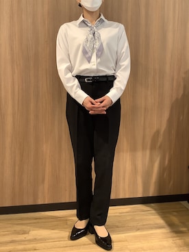 BRICK HOUSE シャツ工房 浜松メイワン店さん（レディース・156cm）の秋コーディネート