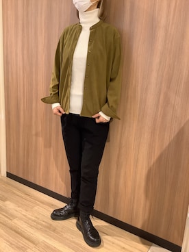 BRICK HOUSE シャツ工房 浜松メイワン店さん（レディース・162cm）の冬コーディネート