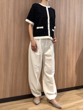 「ツイード」｜BRICK HOUSE シャツ工房 浜松メイワン店さん（レディース・162cm）の夏コーディネート