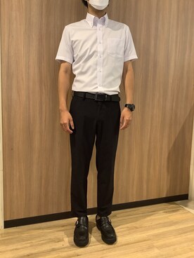 BRICK HOUSE シャツ工房 浜松メイワン店さん（メンズ・177cm）の夏コーディネート