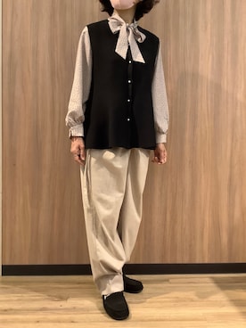 BRICK HOUSE シャツ工房 浜松メイワン店さん（レディース・155cm）の冬コーディネート