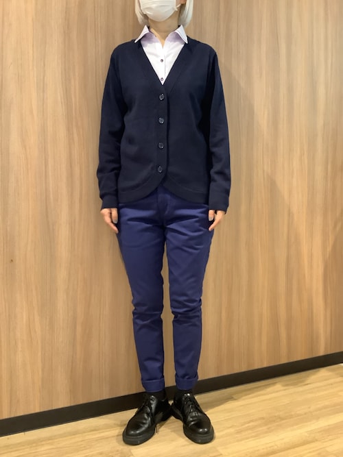 セール】裾丸Vネックニットカーディガン（カーディガン/ボレロ