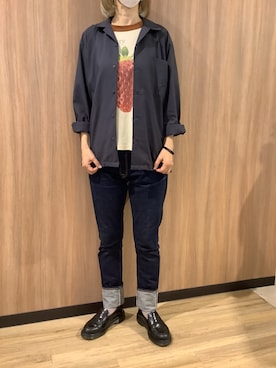 BRICK HOUSE シャツ工房 浜松メイワン店さん（レディース・162cm）の春コーディネート