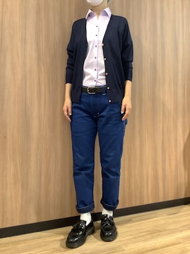 「アイテム（トップス）」を使った、BRICK HOUSE シャツ工房 浜松メイワン店さん（レディース・162cm）の夏コーディネート