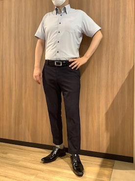 「30代コーデ」｜BRICK HOUSE シャツ工房 浜松メイワン店さん（メンズ・182cm）の夏コーディネート
