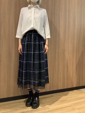 BRICK HOUSE シャツ工房 浜松メイワン店さん(レディース・162cm)の夏コーディネート