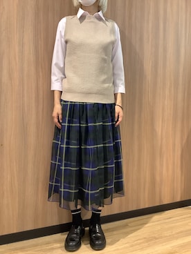 BRICK HOUSE シャツ工房 浜松メイワン店さん（レディース・162cm）の夏コーディネート