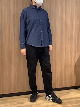 「アイテム（ポロシャツ）」を使った、BRICK HOUSE シャツ工房 浜松メイワン店さん（メンズ・182cm）の冬コーディネート