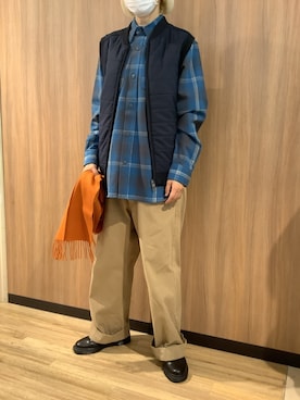 BRICK HOUSE シャツ工房 浜松メイワン店さん（レディース・162cm）の冬コーディネート