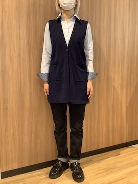 BRICK HOUSE シャツ工房 浜松メイワン店さん(レディース・162cm)の春コーディネート