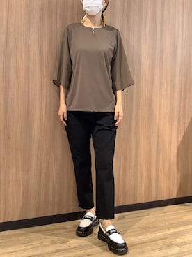 「アイテム（財布/小物）」を使った、BRICK HOUSE シャツ工房 浜松メイワン店さん（レディース・162cm）の秋コーディネート