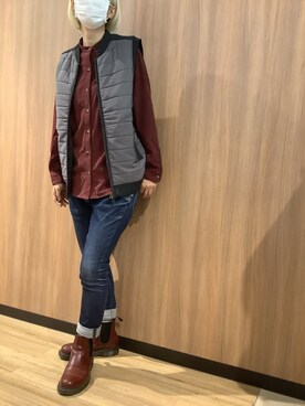 BRICK HOUSE シャツ工房 浜松メイワン店さん（レディース・162cm）の冬コーディネート