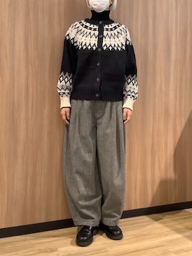 BRICK HOUSE シャツ工房 浜松メイワン店さん（レディース・162cm）の冬コーディネート