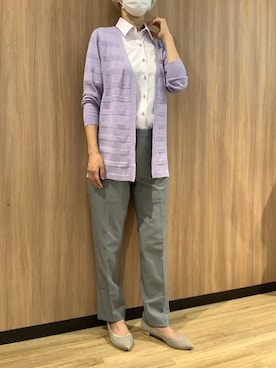 「ビジネススタイル」｜BRICK HOUSE シャツ工房 浜松メイワン店さん（レディース・162cm）の夏コーディネート