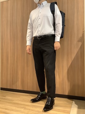 「アイテム（バックパック/リュック）」を使った、BRICK HOUSE シャツ工房 浜松メイワン店さん（メンズ・182cm）の夏コーディネート