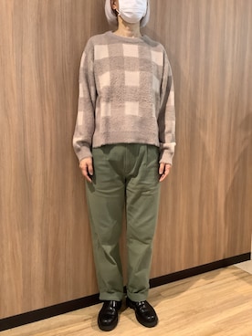 BRICK HOUSE シャツ工房 浜松メイワン店さん（レディース・162cm）の冬コーディネート