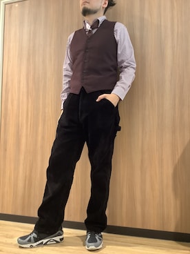 BRICK HOUSE シャツ工房 浜松メイワン店さん（メンズ・182cm）の冬コーディネート