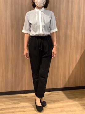 BRICK HOUSE シャツ工房 浜松メイワン店さん（レディース・155cm）の春コーディネート