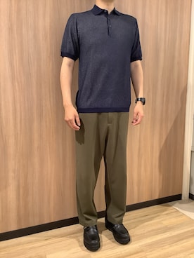 「クレリック」｜BRICK HOUSE シャツ工房 浜松メイワン店さん（メンズ・177cm）の春コーディネート