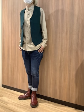 BRICK HOUSE シャツ工房 浜松メイワン店さん（レディース・162cm）の冬コーディネート