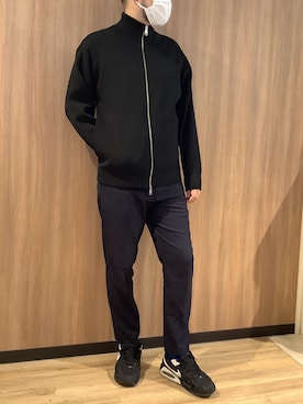 「ニット/セーター」｜BRICK HOUSE シャツ工房 浜松メイワン店さん（メンズ・182cm）の秋コーディネート