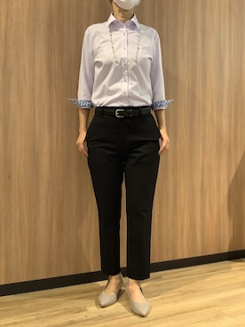 BRICK HOUSE シャツ工房 浜松メイワン店さん（レディース・162cm）の夏コーディネート
