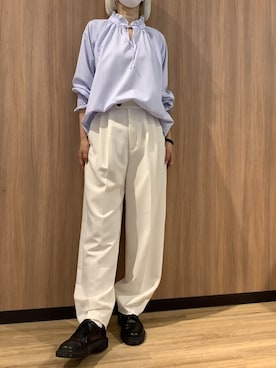 BRICK HOUSE シャツ工房 浜松メイワン店さん（レディース・162cm）の夏コーディネート