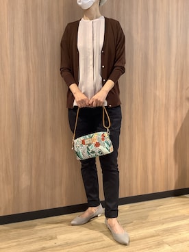 「アイテム（ポーチ）」を使った、BRICK HOUSE シャツ工房 浜松メイワン店さん（レディース・162cm）の夏コーディネート