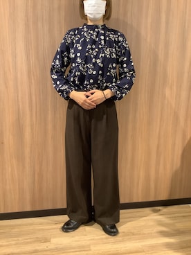 BRICK HOUSE シャツ工房 浜松メイワン店さん（レディース・162cm）の冬コーディネート