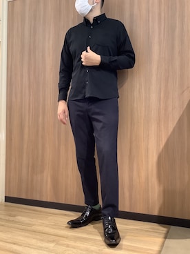 「アイテム（ポロシャツ）」を使った、BRICK HOUSE シャツ工房 浜松メイワン店さん（メンズ・182cm）の秋コーディネート