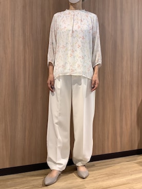 BRICK HOUSE シャツ工房 浜松メイワン店さん（レディース・162cm）の夏コーディネート