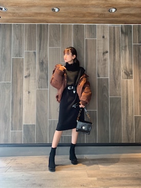 HIKARUさん（レディース・166cm）の冬コーディネート