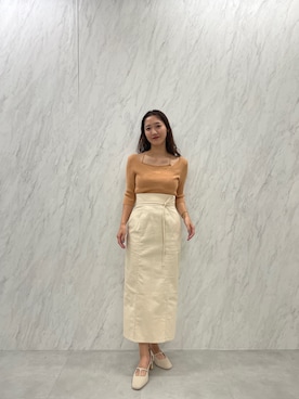 久保田さん(レディース・162cm)の冬コーディネート