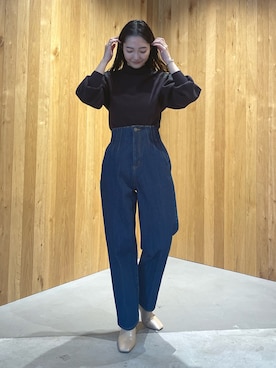 久保田さん（レディース・162cm）の秋コーディネート