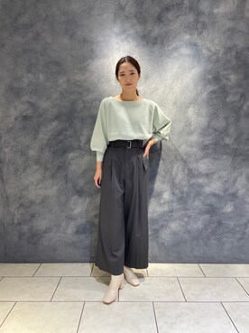 久保田さん（レディース・162cm）の冬コーディネート