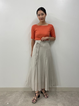 久保田さん(レディース・162cm)の夏コーディネート