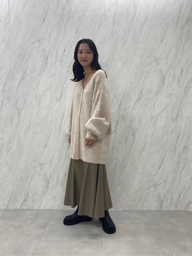 久保田さん(レディース・162cm)の秋コーディネート