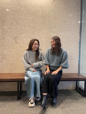 久保田さん(レディース・162cm)の冬コーディネート