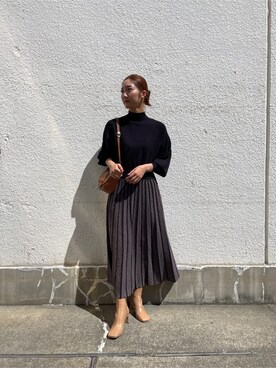 久保田さん（レディース・162cm）の秋コーディネート