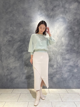 久保田さん(レディース・162cm)の冬コーディネート