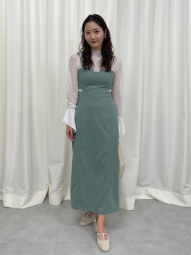 久保田さん(レディース・162cm)の春コーディネート