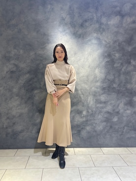 久保田さん（レディース・162cm）の秋コーディネート