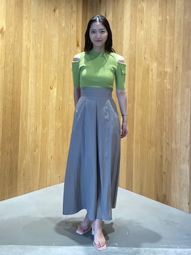 久保田さん（レディース・162cm）の冬コーディネート
